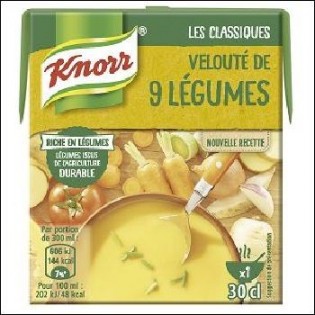 Soupe mouliné de légumes Knorr x2 - 30cl