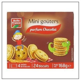 MINI GOUTERS RONDS CHOCO X6 BELLE FRANCE 