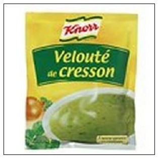 POTAGE VELOUTE CRESSON DESHYDRATE 4 ASS.KNORR 
