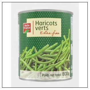 4/4 HARICOTS VERTS EXTRA- FINS BELLE FRANCE 