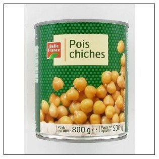 4/4 POIS CHICHES BELLE FRANCE 
