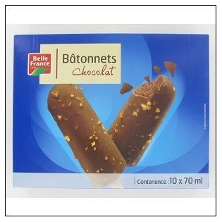 ET.10 BATONNETS CHOCOLAT CROQUANTINE 70ML B.FRANCE 