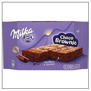 P.BROWNIE A PARTAGER 200G MILKA 