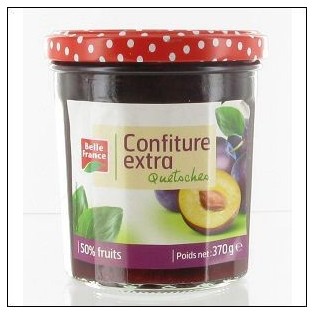 CONFITURE EXTRA QUETSCHES 370G BELLE FRANCE 