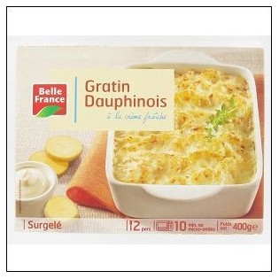 GRATIN DAUPHINOIS 400G MICRO-ONDABL.BELLE FRANCE 