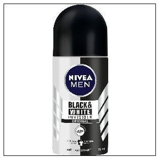 BILLE DEO MASCULIN BLACK & WHITE POWER 50ML NIVEA 
