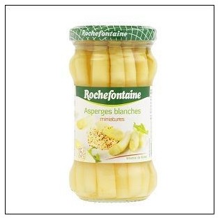 BOCAL.ASPERGES MINIATURES BLANCHES 110G ROCHEFONT 