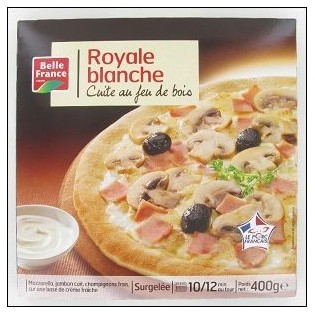 PIZZA BASE CREME ROYALE 400G BELLE FRANCE 