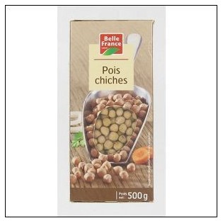POIS CHICHES ETUI 500G BELLE FRANCE 