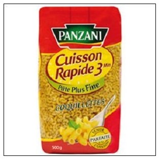 COQUILLETTES 500G CUISSON RAPIDE PANZANI 