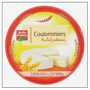 COULOMMIERS 45%MG 350G BELLE FRANCE 