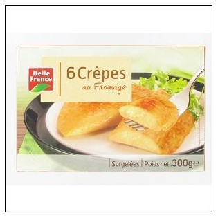 CREPES FROMAGE DEMI LUNE ETUI 6X50G BELLE FRANCE 