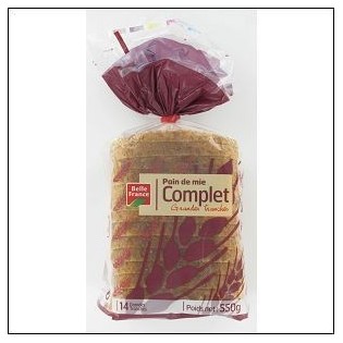 PAIN MIE COMPLET GDE TR. L.CONSERV.550G BEL.FRANCE 