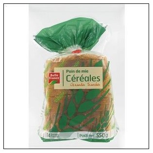 PAIN MIE CEREALES GDE TR. L.CONSERV.550G BEL.FRANCE 