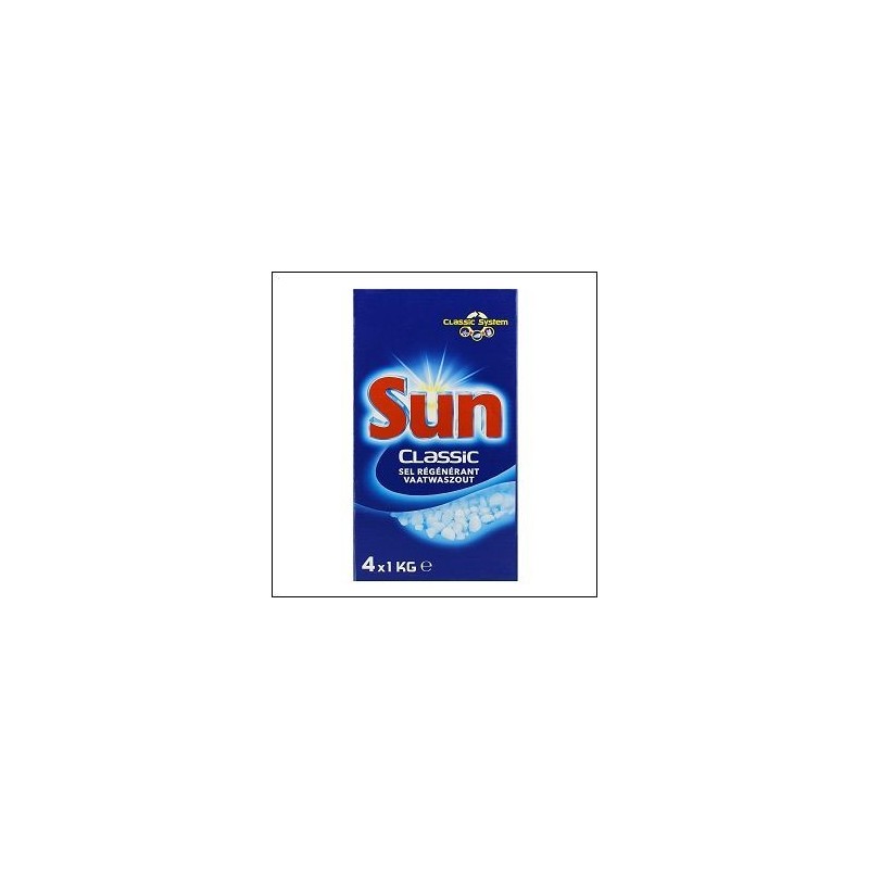 Sel régénérant lave-vaisselle Sun 4kg sur